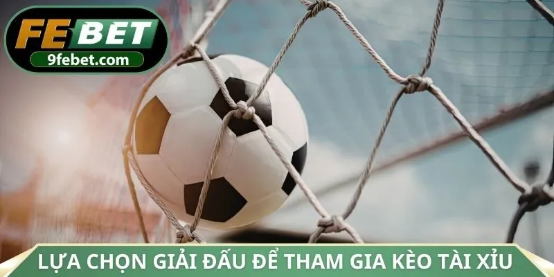 Lựa chọn giải đấu để tham gia kèo tài xỉu