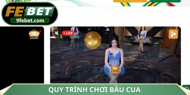Quy trình chơi bầu cua