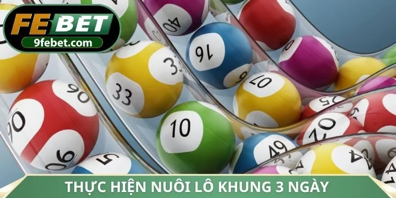 Thực hiện nuôi lô khung 3 ngày