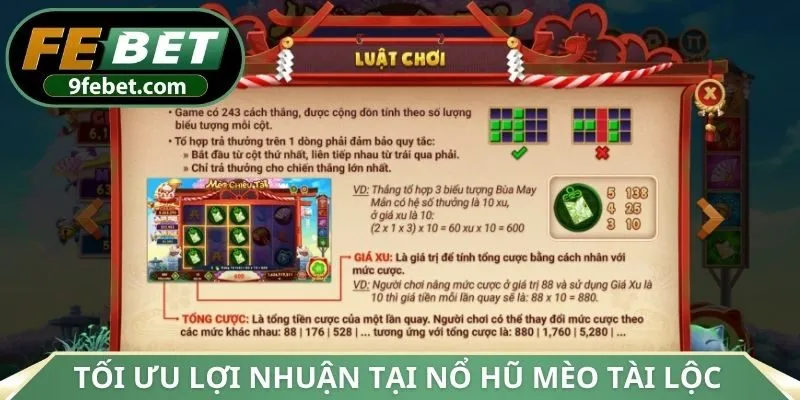 Tối ưu lợi nhuận tại nổ hũ mèo tài lộc